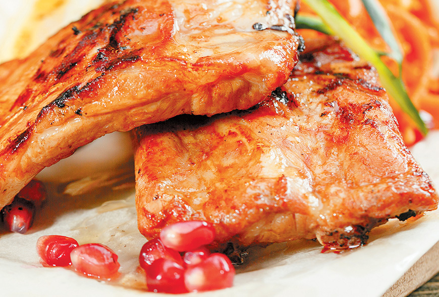 Ribs con glaseado de fruta Ribs con glaseado de fruta