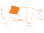Ubicación del corte Filete de Cerdo
