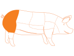 Ubicación del corte Bistec de Cerdo