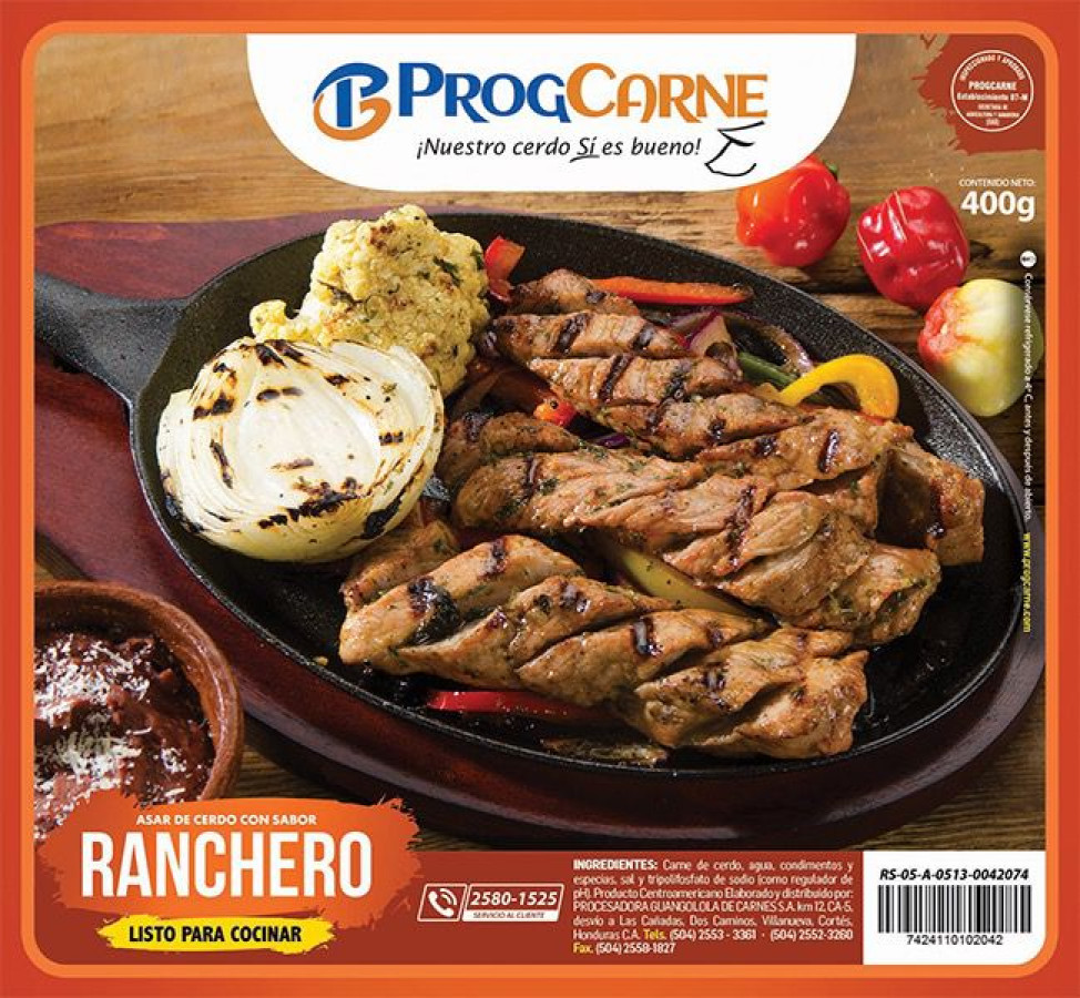 Carne de Cerdo Ranchero para Asar