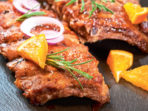 Costillas de Cerdo con Marinado de Naranja Agria