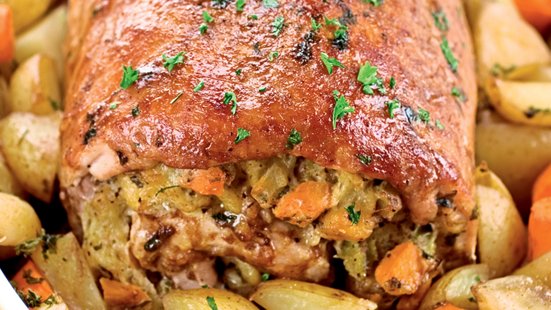 Pierna Rellena al Horno
