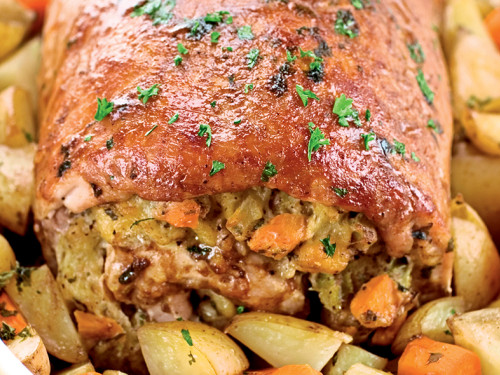 Pierna Rellena al Horno