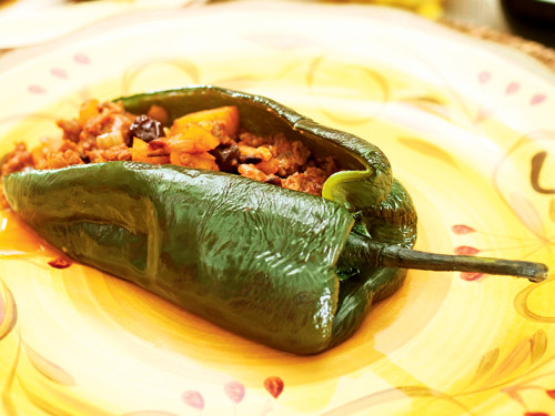 Chile Relleno de Chorizo