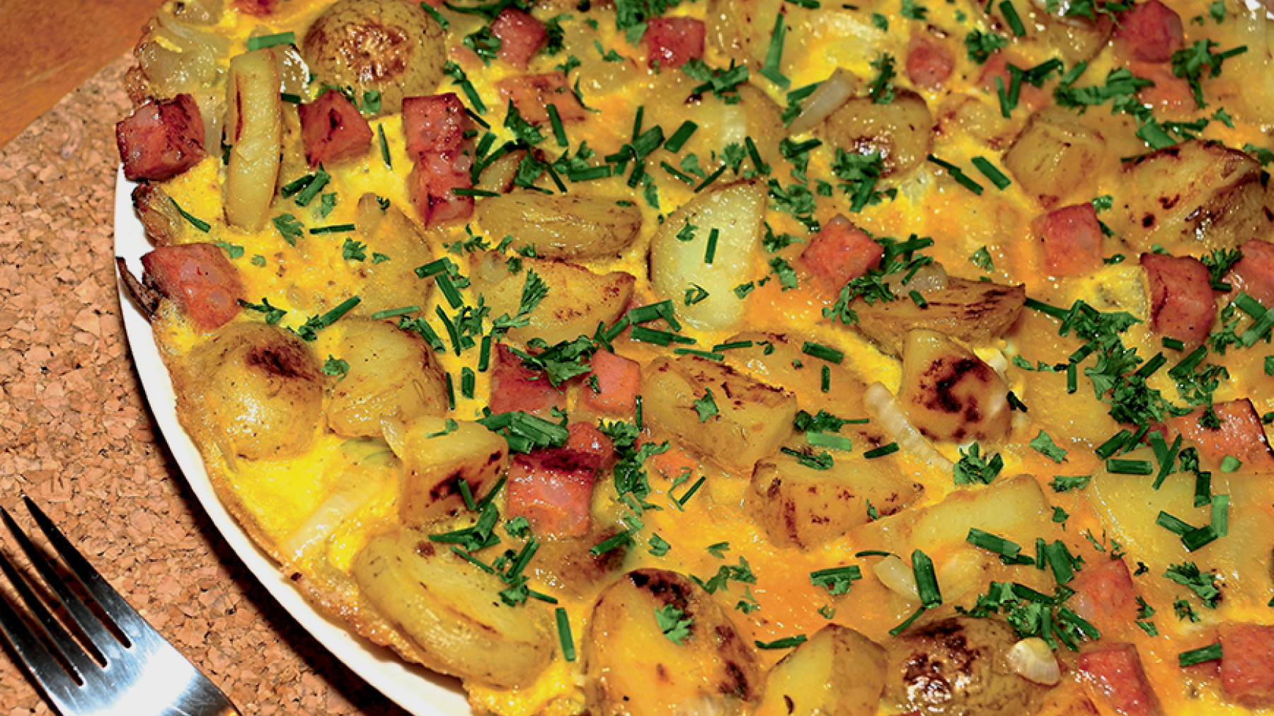 Torta Española con Chorizo