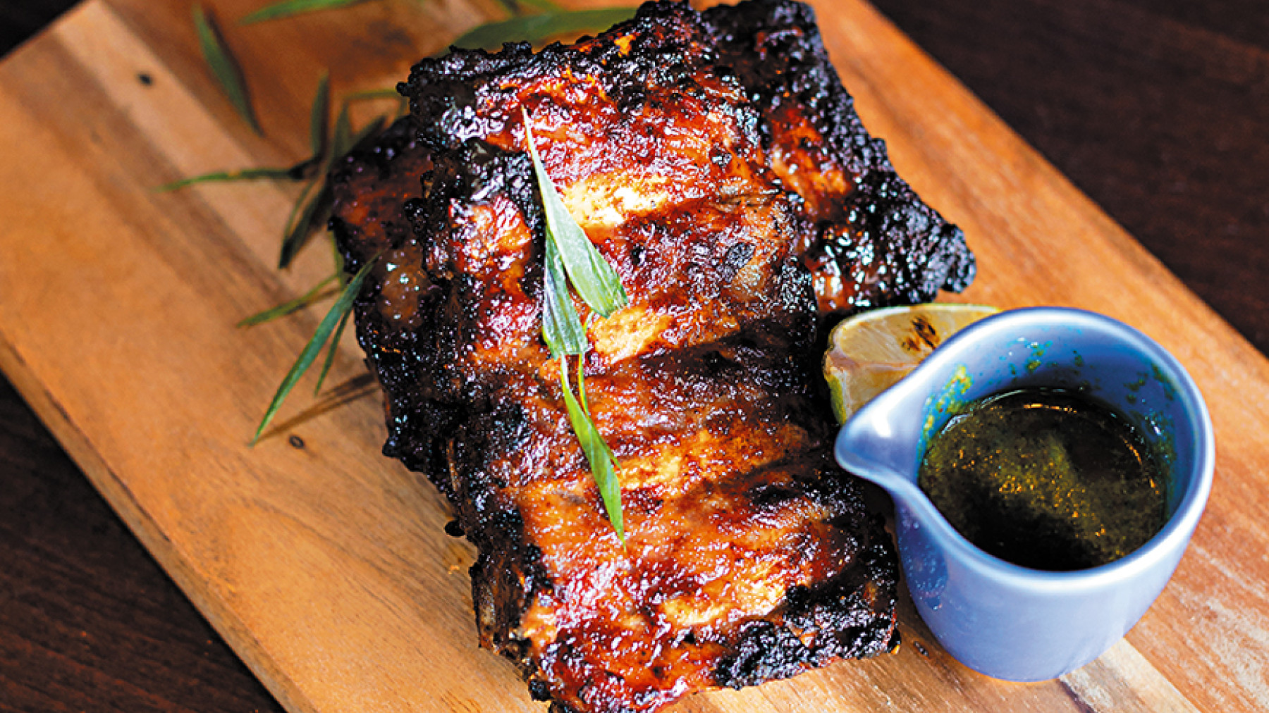 Costillas al Horno con Miel y Soya