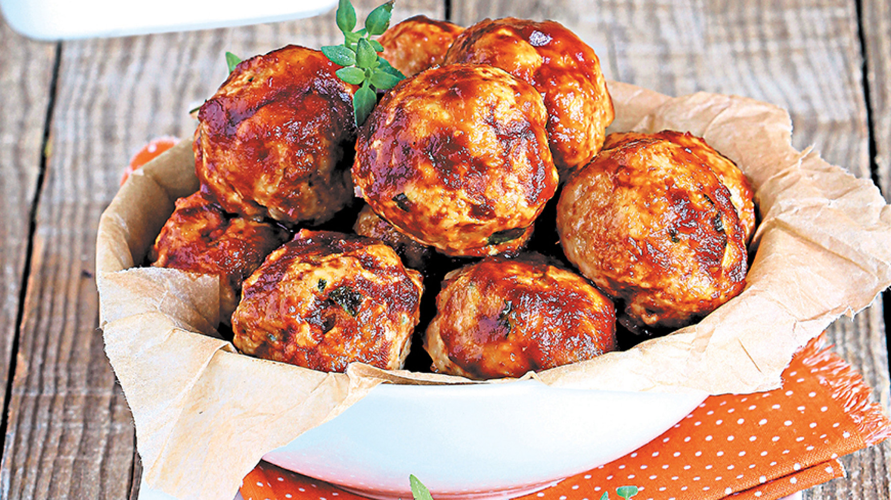 Albóndigas de Cerdo en Salsa Barbacoa