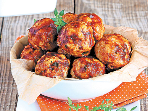 Albóndigas de Cerdo en Salsa Barbacoa