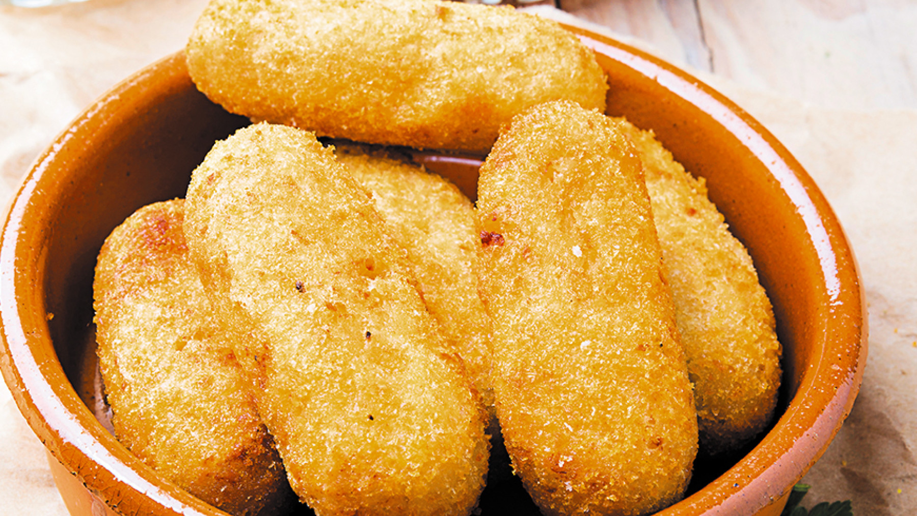 Croquetas de Papa y Jamón