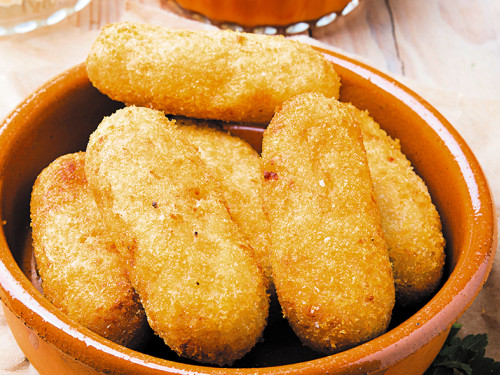 Croquetas de Papa y Jamón