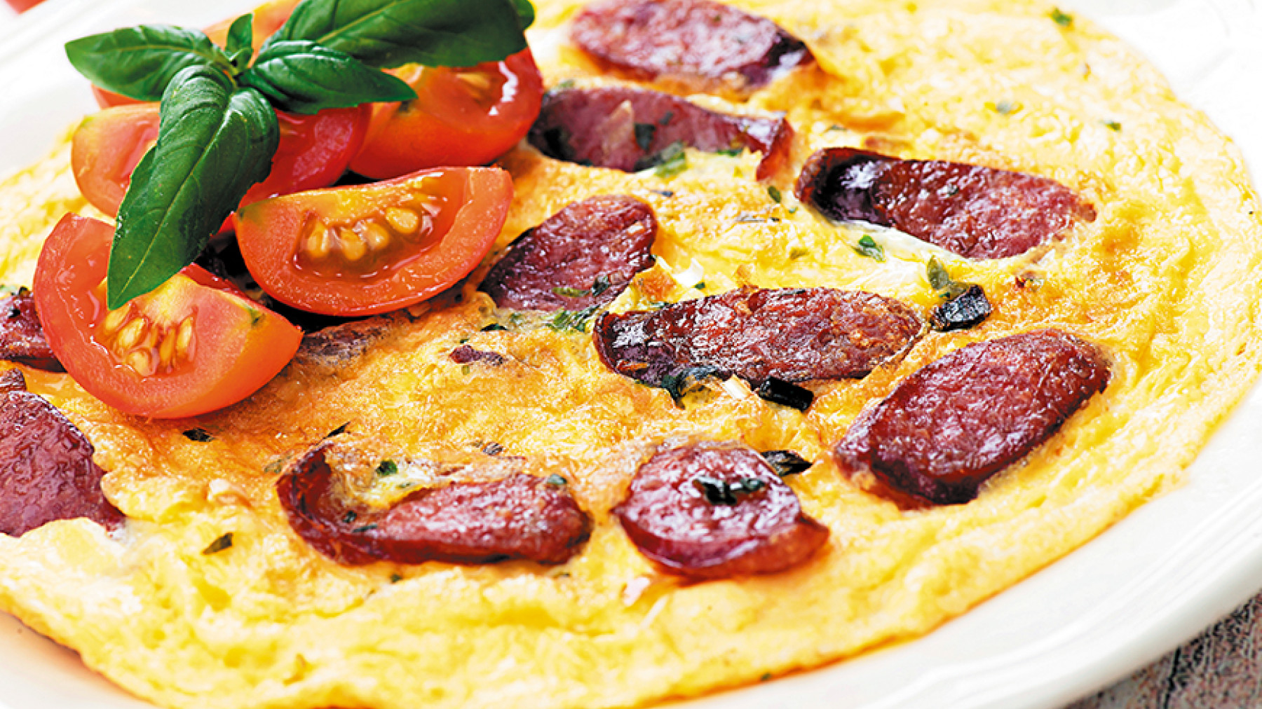 Tortilla de Huevo con Chorizo