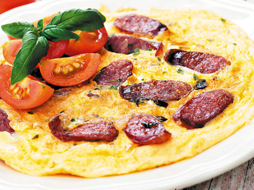 Tortilla de Huevo con Chorizo