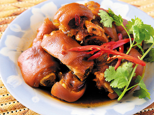 Patitas de Cerdo con Coñac