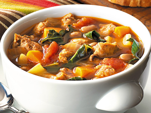 Sopa de Vegetales con Longaniza