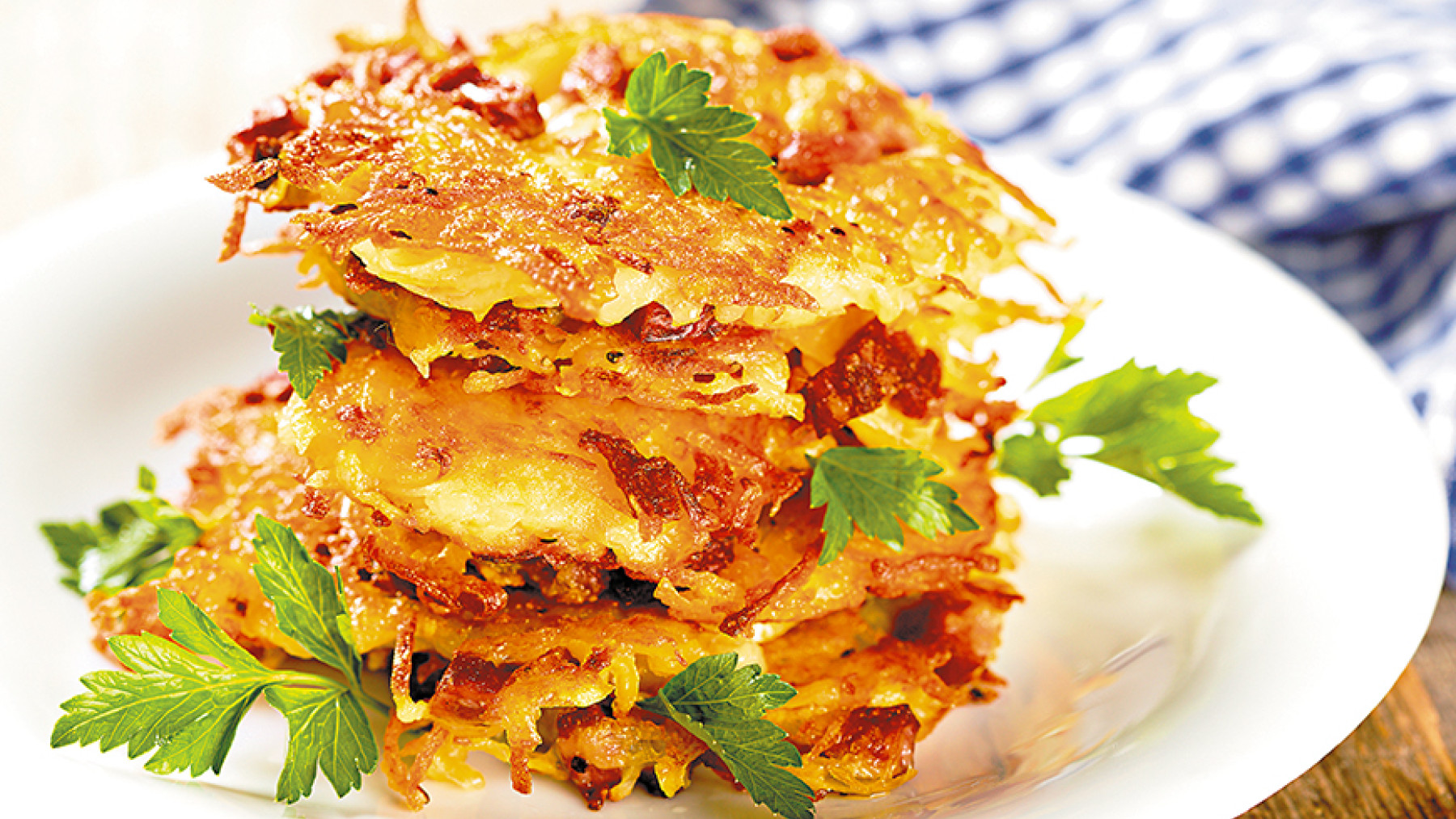 Tortitas de Papa con Mortadela