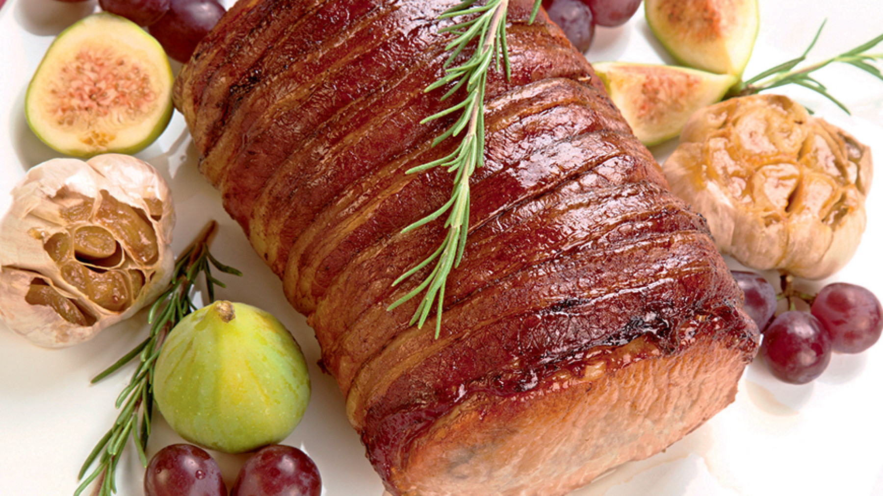 Lomito De Cerdo Con Hierbas y Tocino