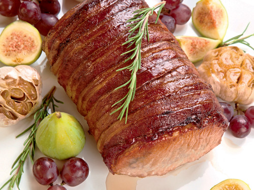 Lomito De Cerdo Con Hierbas y Tocino