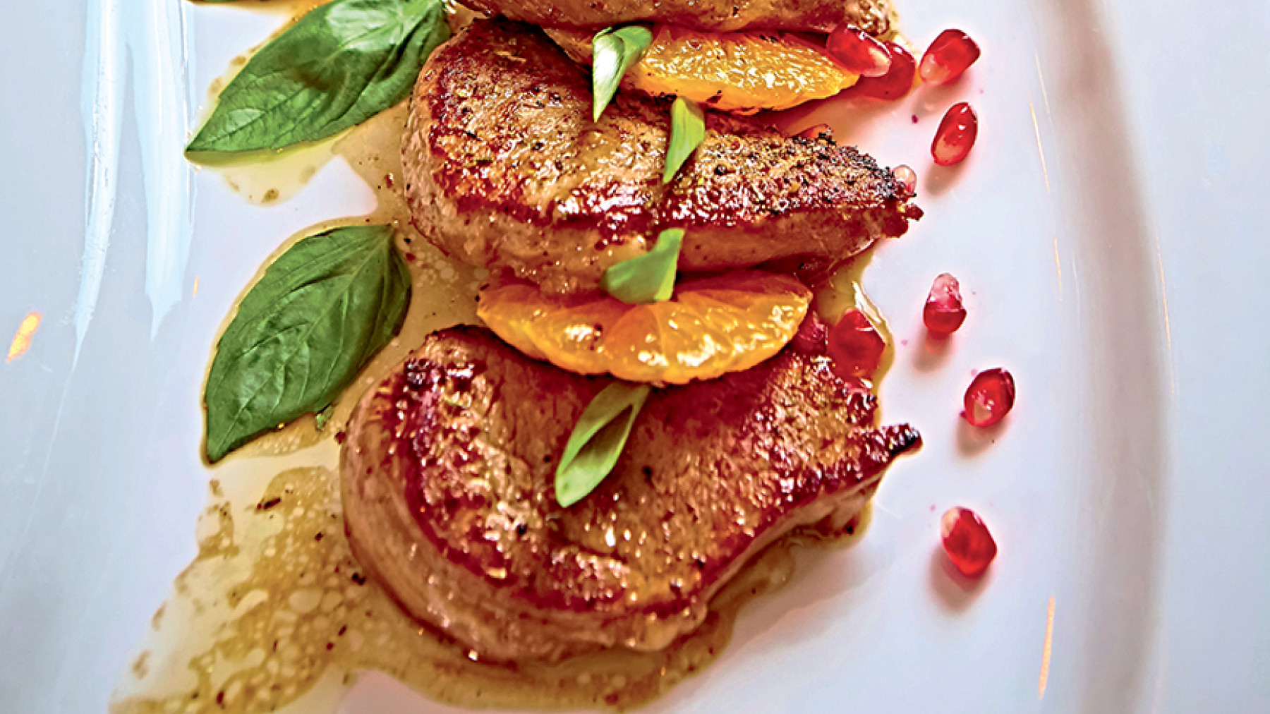 Lomito de Cerdo Asado con Naranja, Mostaza y Miel
