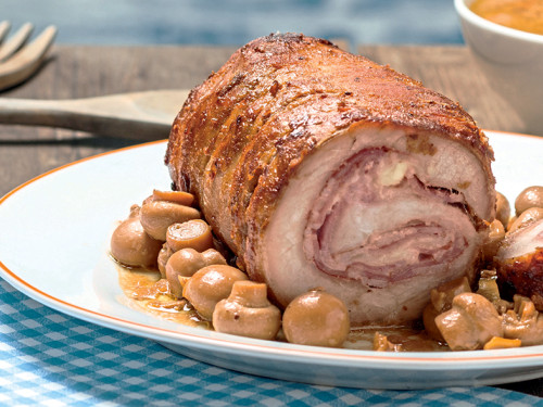 Lomito Relleno de Queso y Tocino