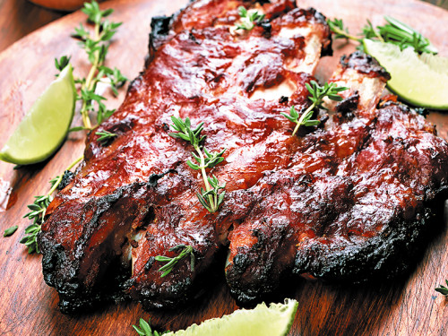 Costillas Agridulces con Tomillo