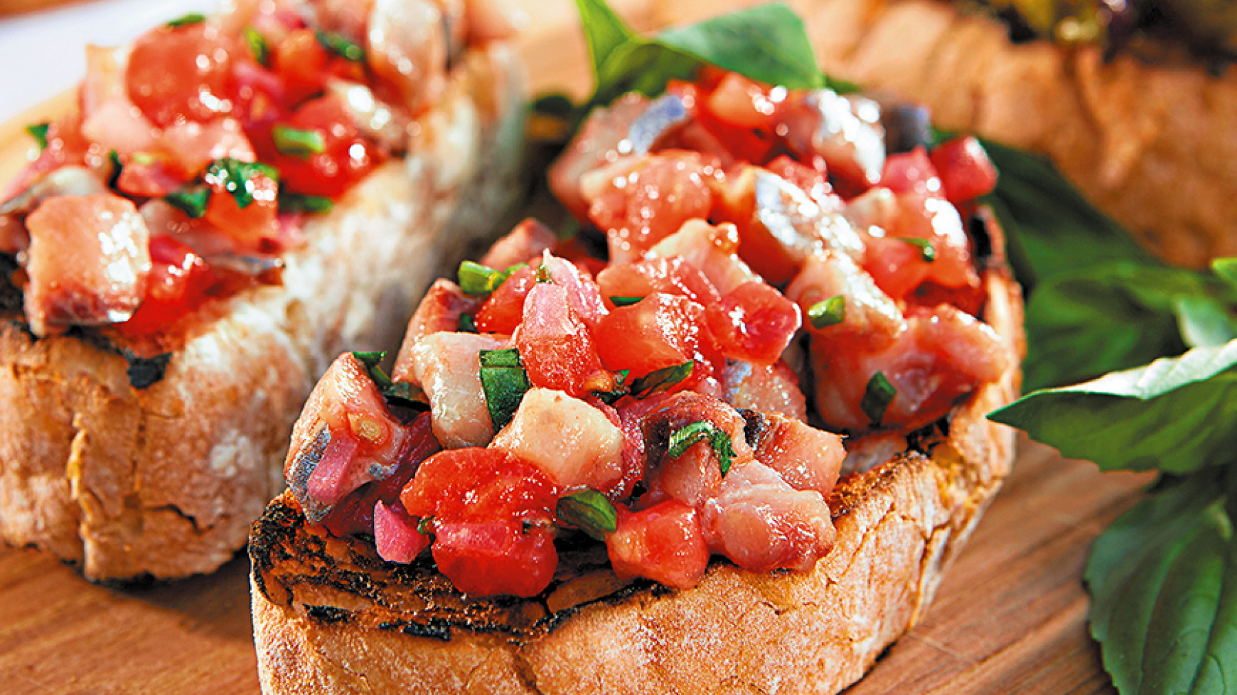 Bruschettas de Cerdo