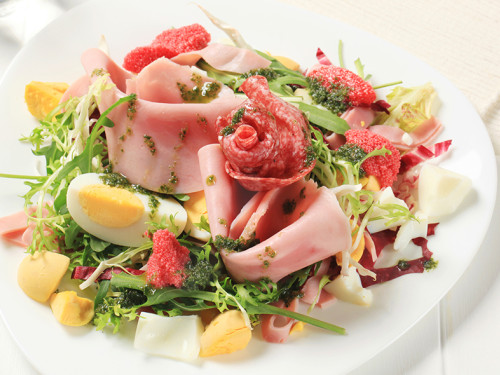 Ensalada de Jamón y Huevo