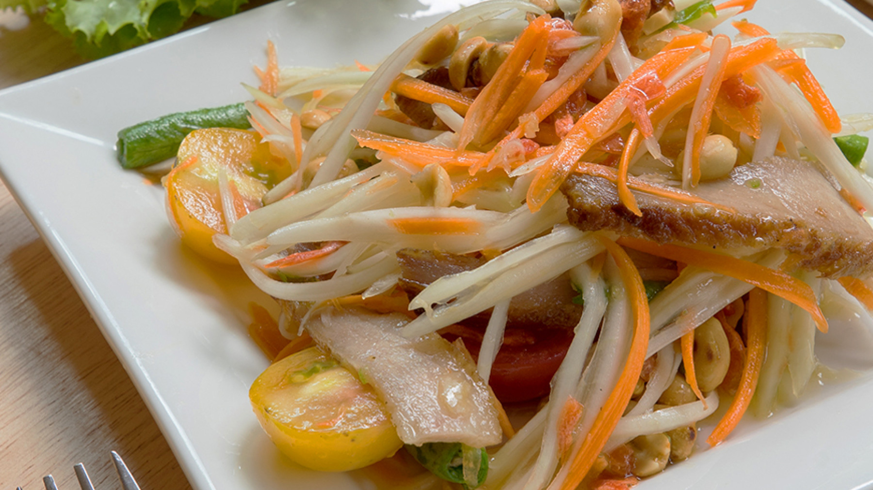 Ensalada de Tallarines y Cerdo