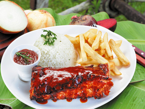Costillar de Cerdo en Salsa de Chipotle