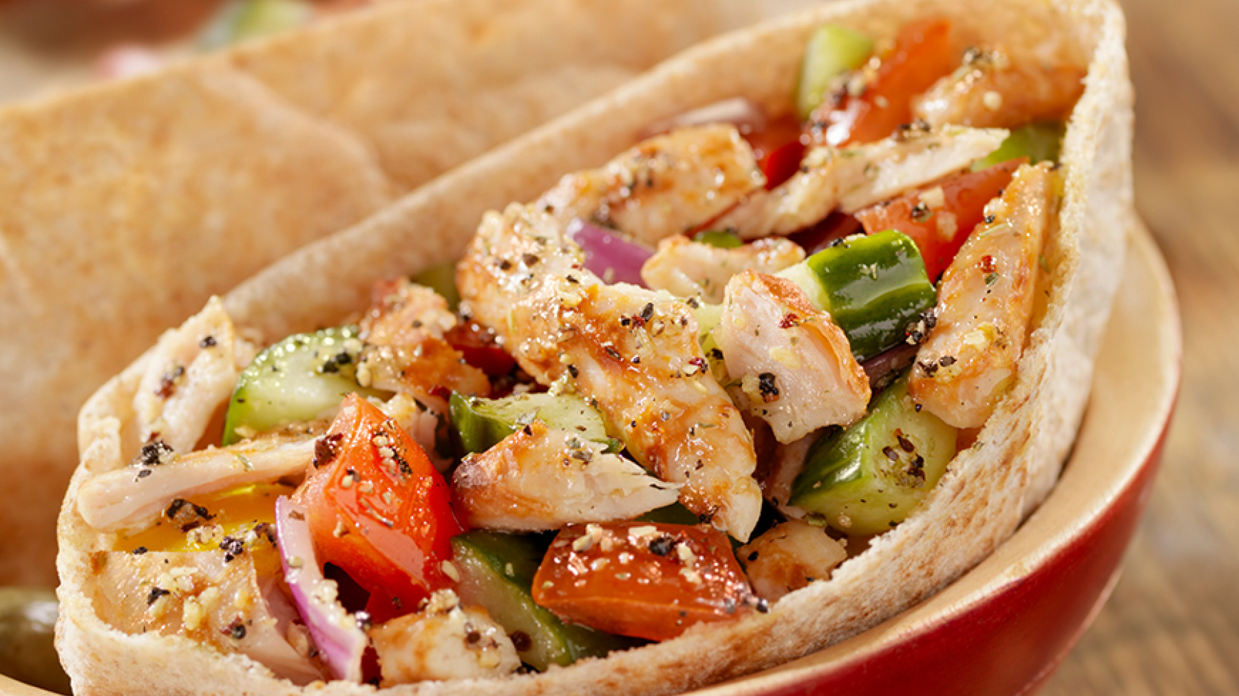 Pita con Trozos de Cerdo
