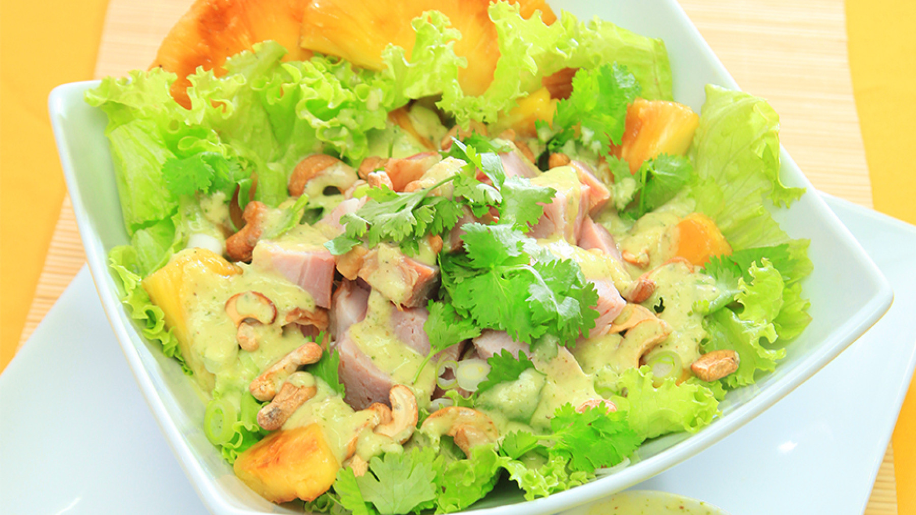 Ensalada de Lomo de Cerdo y Piña