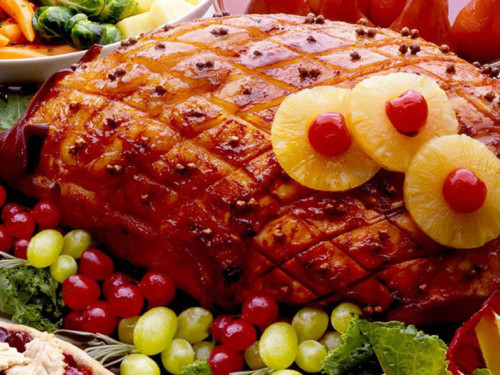 Jamón Navideño en Salsa de Sidra