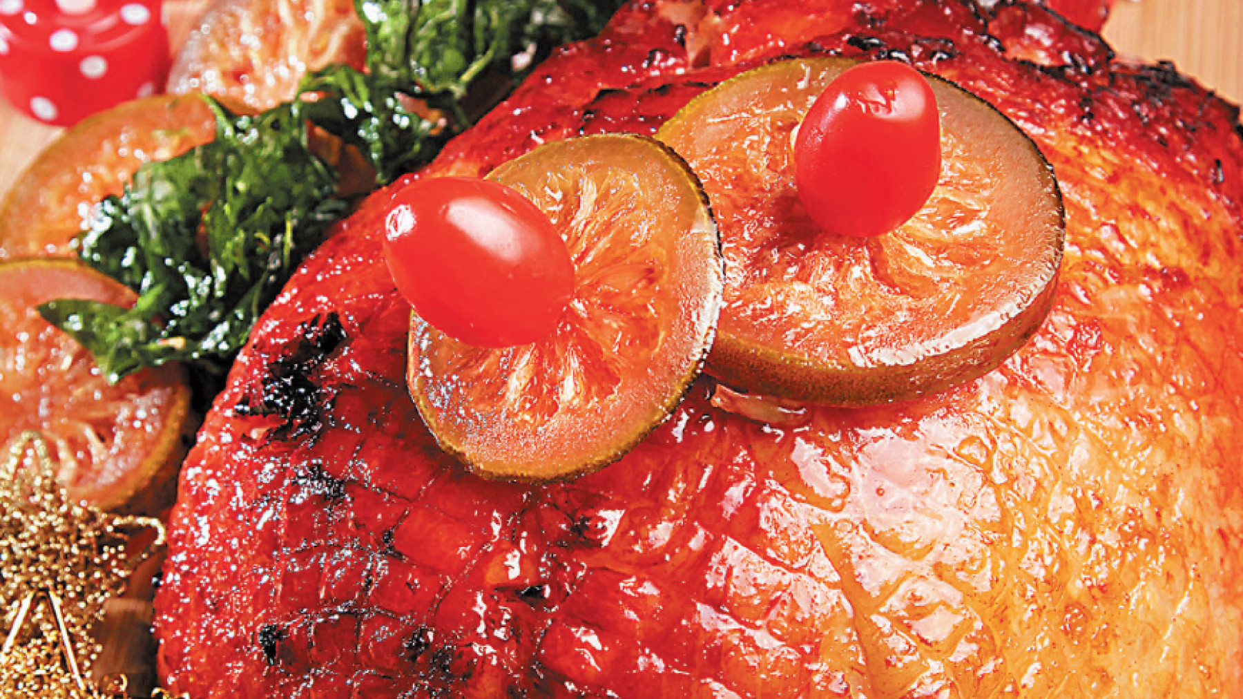 Jamón Navideño a la naranja agria