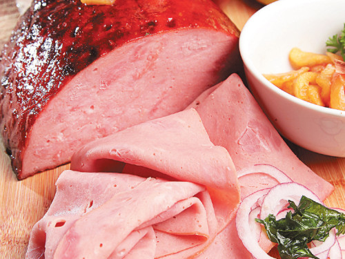 Jamón con Compota de Manzanas y Peras