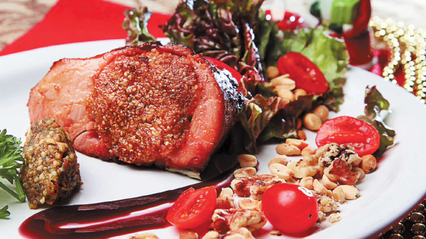 Lomo de Cerdo Relleno de Frutos Secos