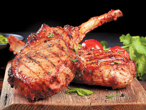 Chuleta Tomahawk al Bourbon