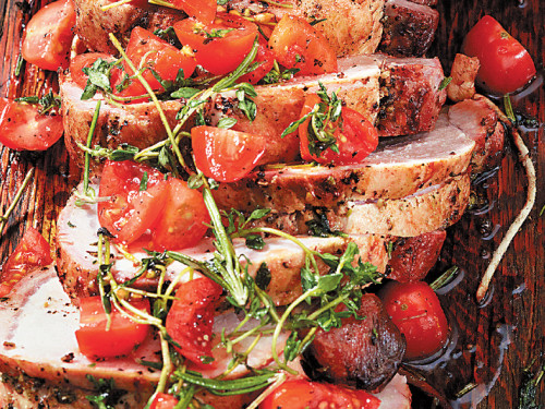Lomito con Salsa de Tomates Cherry