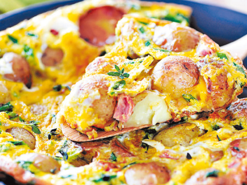 Tortilla de Papa con Jamón