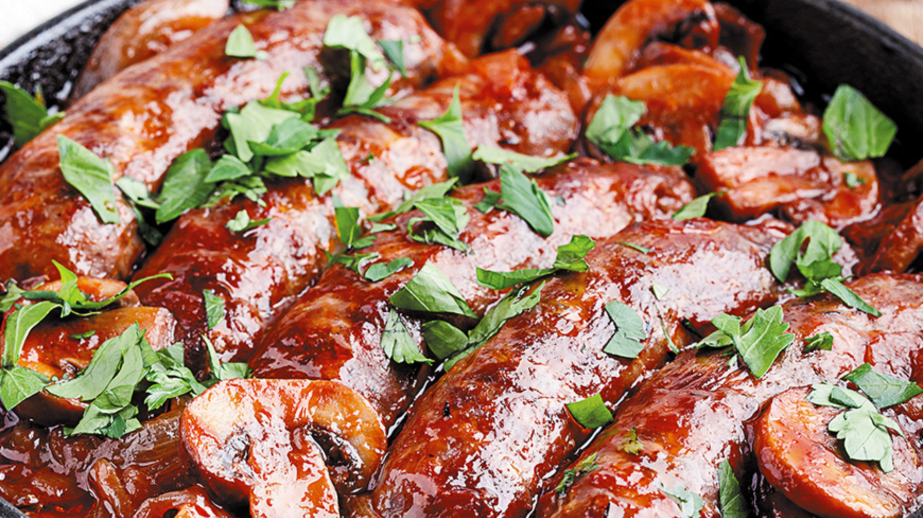 Cacerola de Chorizos y Hongos