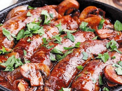 Cacerola de Chorizos y Hongos