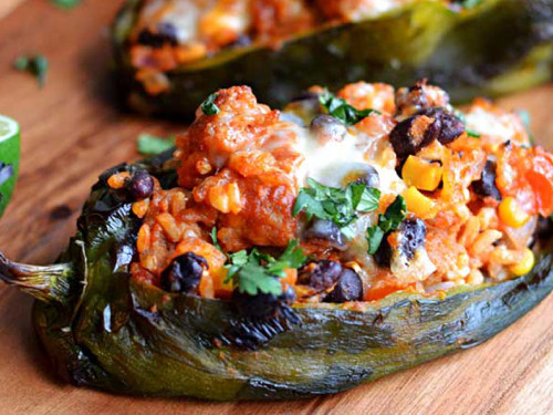 Chiles Rellenos de Chorizo