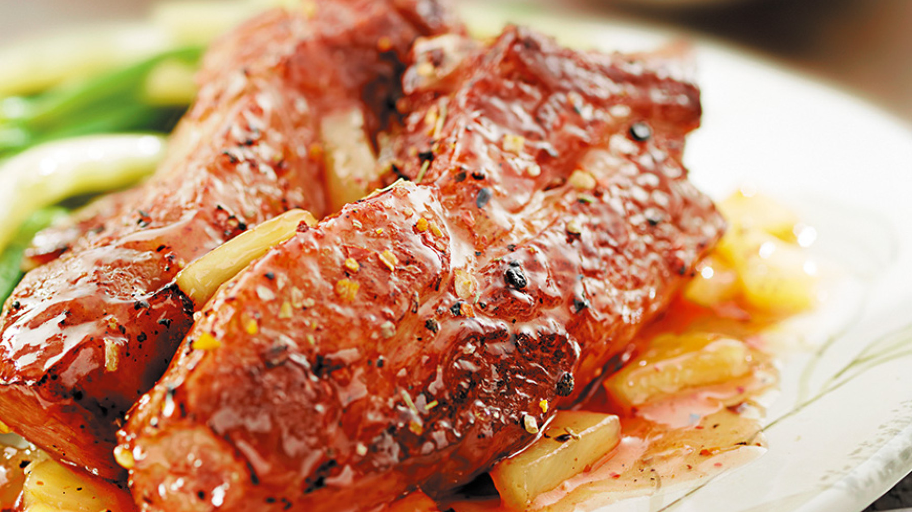 Costillas en Salsa de Piña