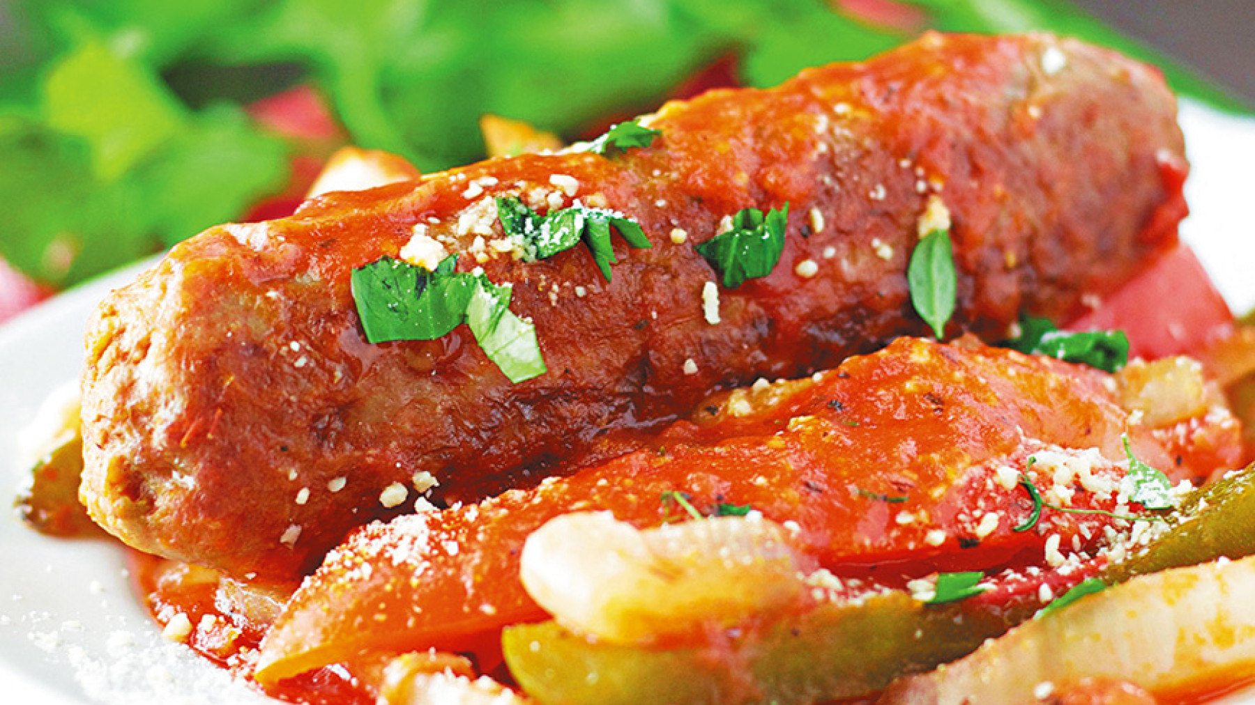 Cacerola de Chorizos Y Chiles a la Marinara