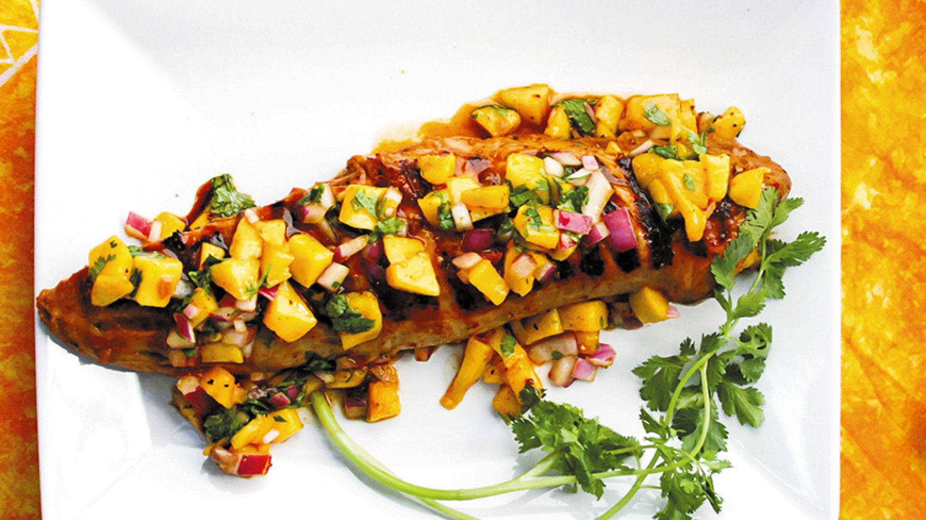 Lomo de Cerdo con Salsa de Mango