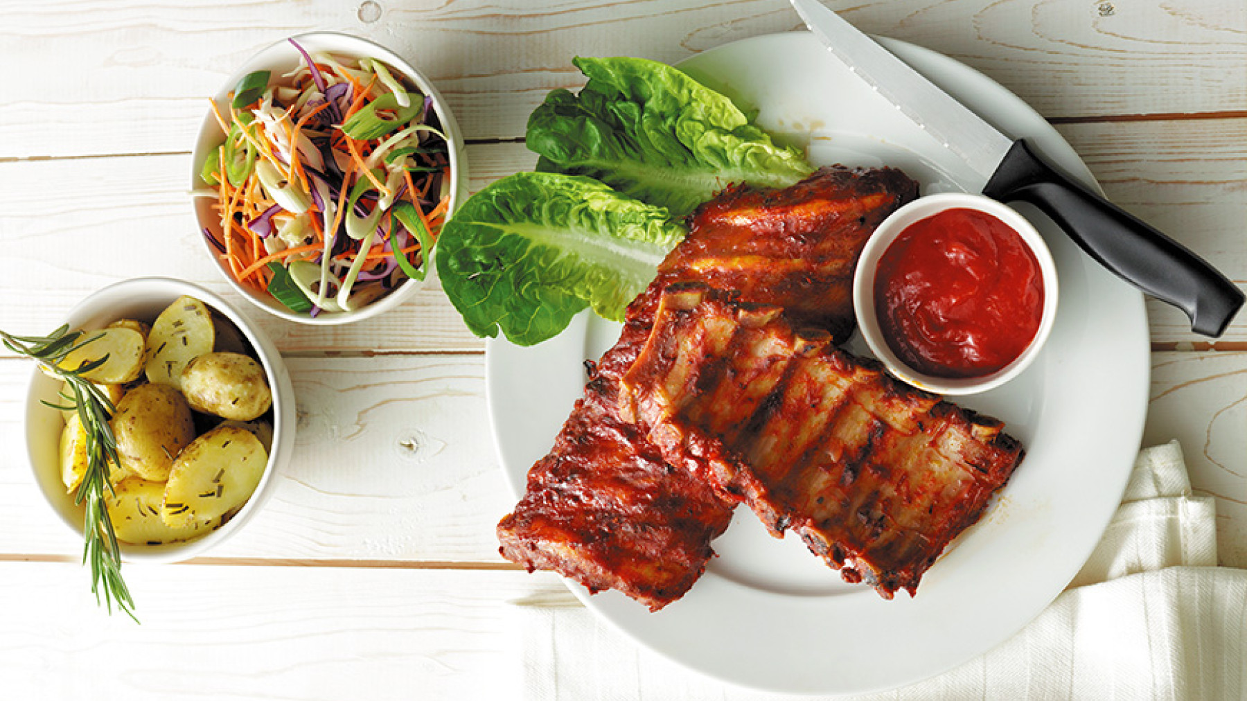 Costillas de Cerdo en Salsa Barbacoa de Tamarindo