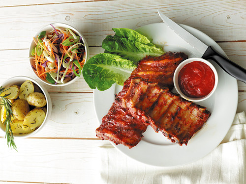 Costillas de Cerdo en Salsa Barbacoa de Tamarindo