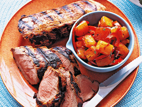 Lomo Grillado con Salsa de Papaya