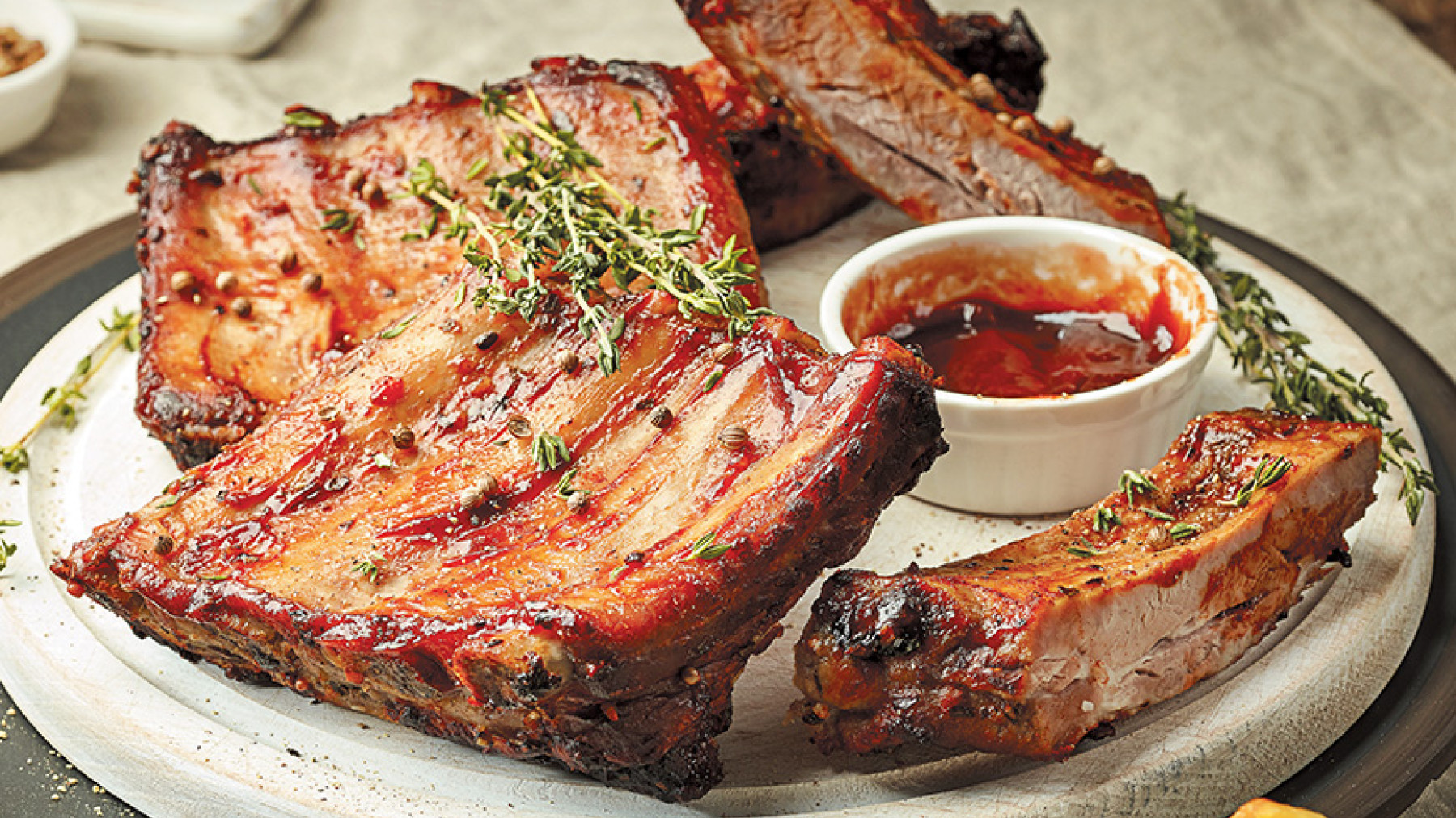 Ribs con Mantequilla y Pimienta