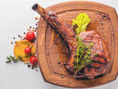 Tomahawk a la Jamaiquina
