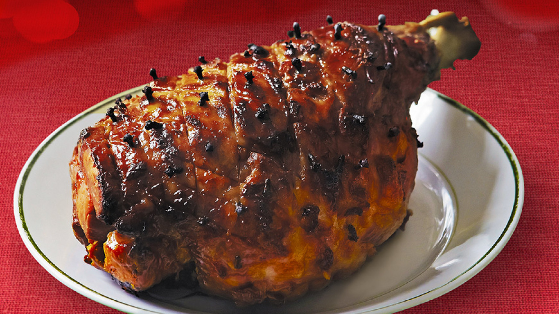 Pierna con salsa de mostaza