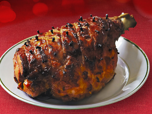 Pierna con salsa de mostaza